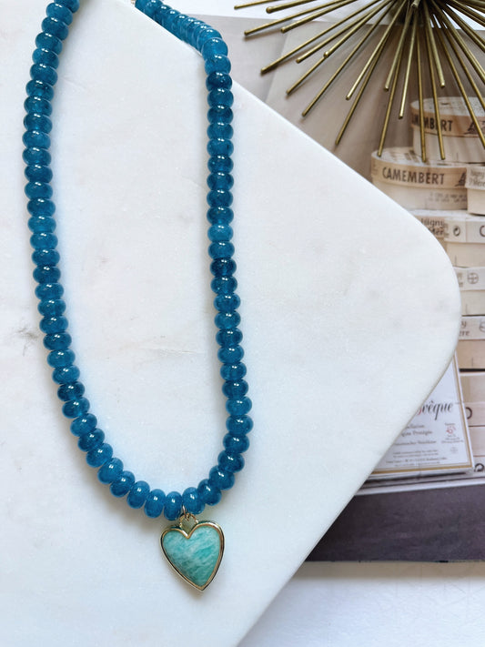 Caia Ocean Jade & Amazonite Necklace