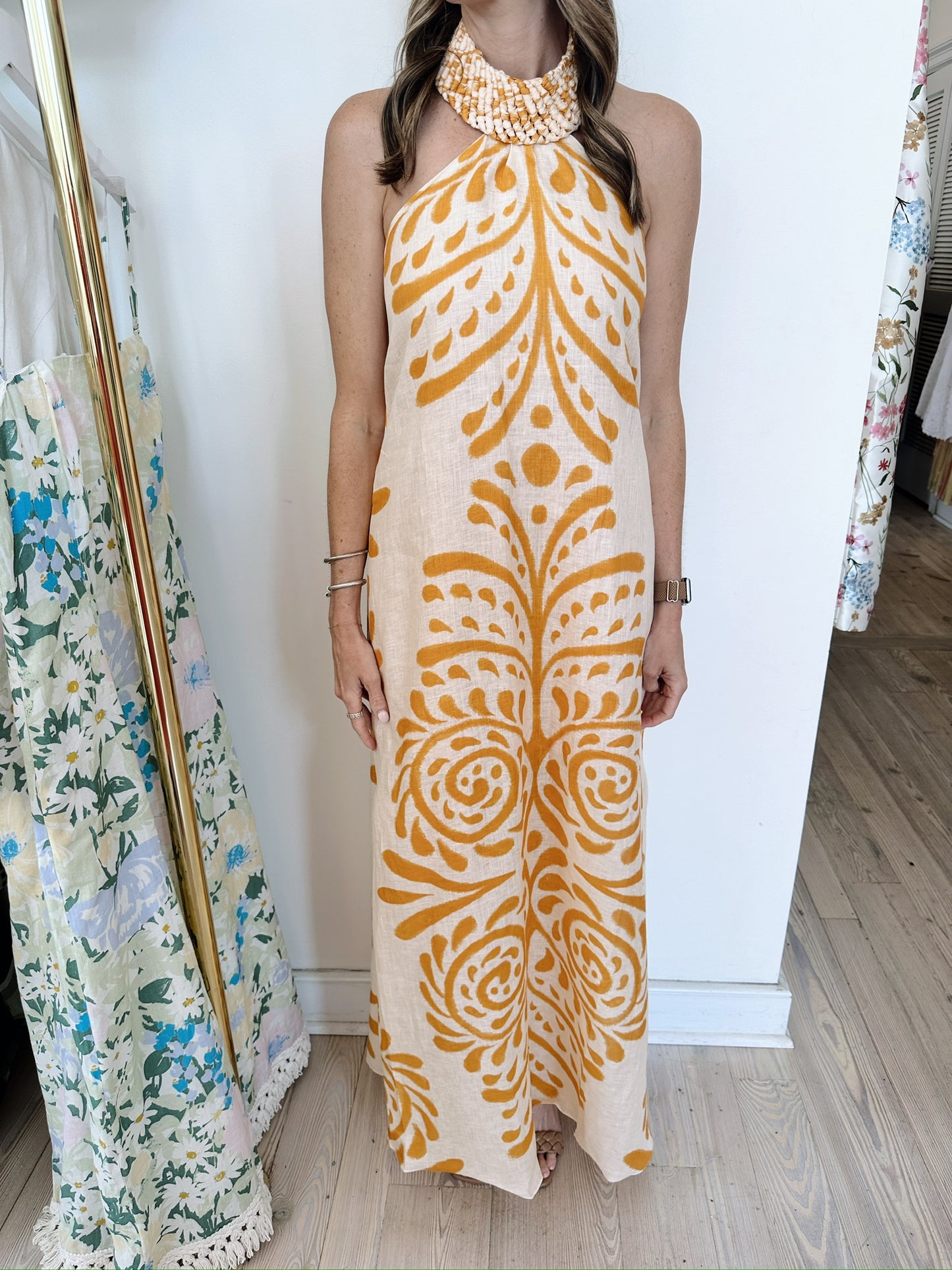 Ipanema linen maxi dress