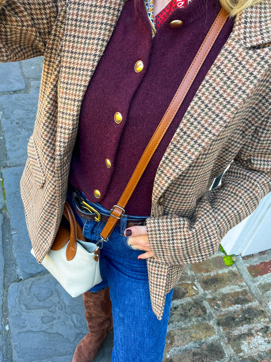 Elizabeth Houndstooth Blazer