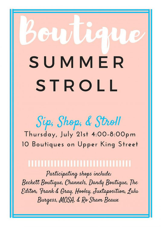 Boutique Summer Stroll