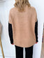 Camel pocket sweater