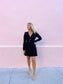 Navy Knit Dress