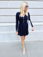 Navy Knit Dress