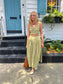 Green Maxi Skirt Set