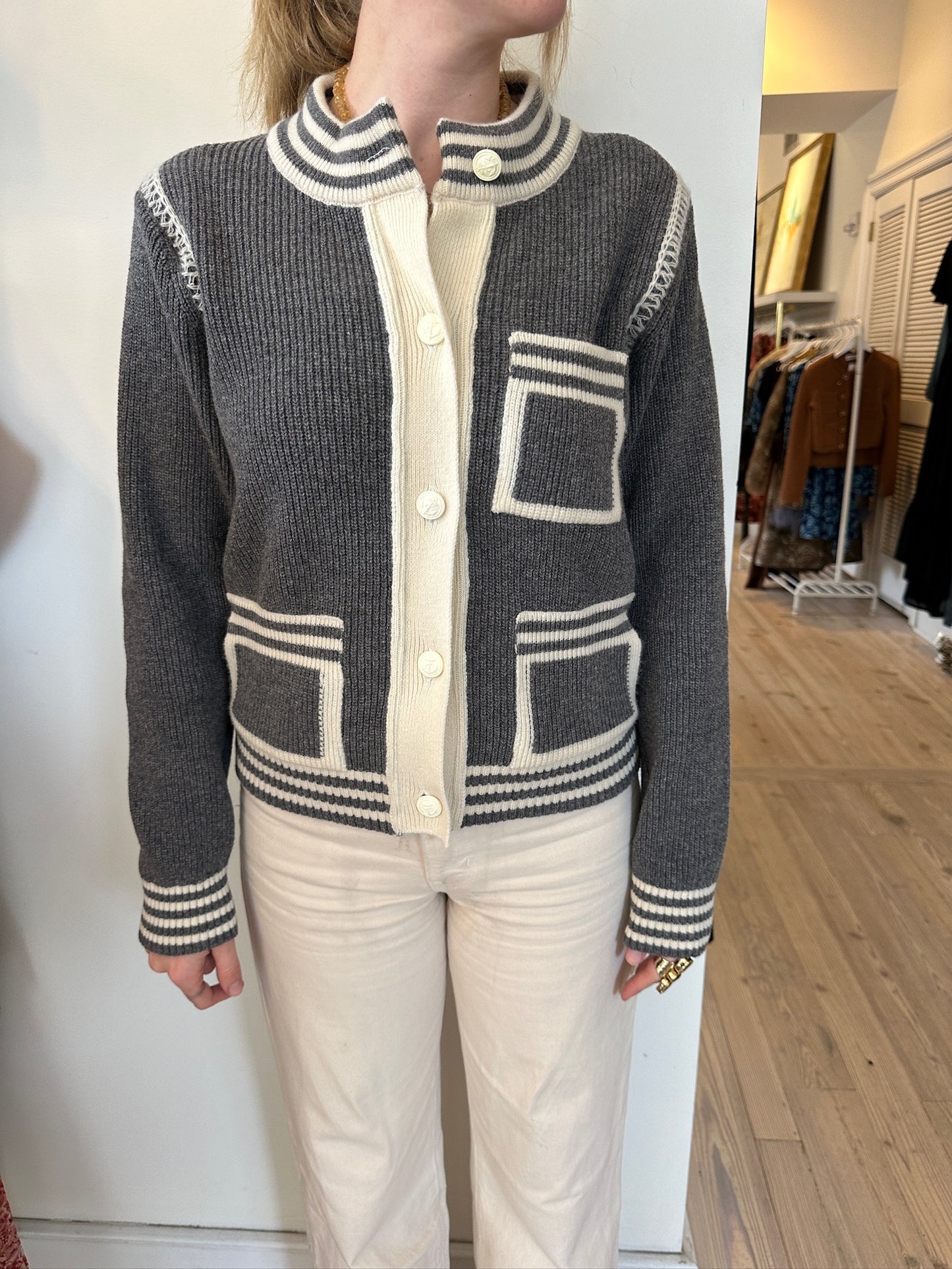 Galia Bicolor Cardigan