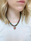 Caia Tourmaline Jade & Red Quartz Necklace