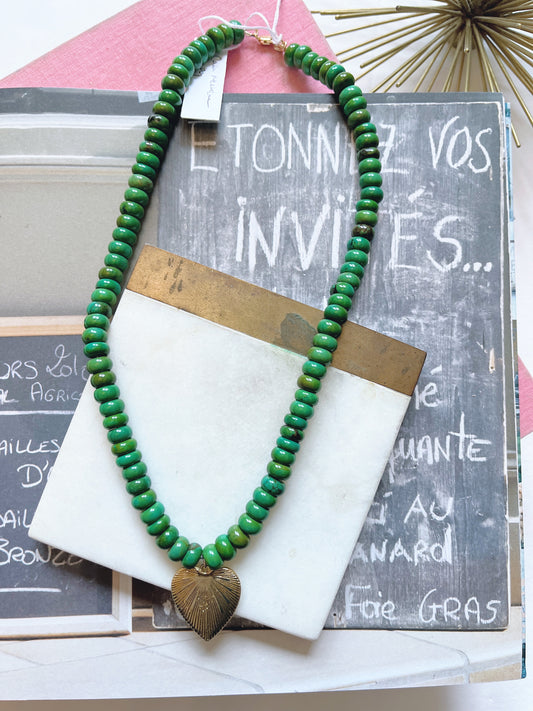 Caia Green Turquoise Necklace